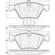 Purchase Top-Quality Plaquettes avant en céramique de qualité supérieure par CENTRIC PARTS - 301.10610 pa4