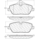 Purchase Top-Quality Front Premium Ceramic Pads by CENTRIC PARTS - 301.13082 pa6