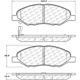 Purchase Top-Quality Plaquettes avant en céramique de qualité supérieure par CENTRIC PARTS - 301.13450 pa2