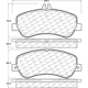 Purchase Top-Quality Front Premium Ceramic Pads by CENTRIC PARTS - 301.14060 pa4