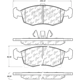 Purchase Top-Quality CENTRIC PARTS - 301.15680 - Front Disc Brake Pad Set pa11