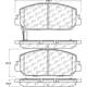 Purchase Top-Quality Plaquettes avant en céramique de qualité supérieure par CENTRIC PARTS - 301.16970 pa1