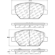 Purchase Top-Quality Plaquettes avant en céramique de qualité supérieure par CENTRIC PARTS - 301.18860 pa1