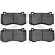 Purchase Top-Quality Front Premium Ceramic Pads by DYNAMIC FRICTION COMPANY - 1310-1149-00 pa11
