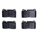 Purchase Top-Quality Front Premium Ceramic Pads by DYNAMIC FRICTION COMPANY - 1310-1663-00 pa6