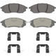 Purchase Top-Quality WAGNER - OEX888 - Front Disc Brake Pads pa1