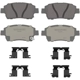 Purchase Top-Quality WAGNER - OEX990 - OEX Disc Brake Pad Set pa1