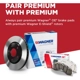 Purchase Top-Quality Front Premium Ceramic Pads by WAGNER - OEX1001A pa22