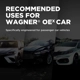 Purchase Top-Quality Front Premium Ceramic Pads by WAGNER - OEX1160 pa19