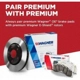 Purchase Top-Quality Front Premium Ceramic Pads by WAGNER - OEX906A pa16
