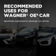 Purchase Top-Quality Front Premium Ceramic Pads by WAGNER - OEX924A pa1