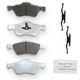 Purchase Top-Quality NRS BRAKE - NS1047 - Premium Galvanized Disc Brake Pad Set pa4