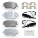 Purchase Top-Quality NRS BRAKE - NS1308A - Premium Galvanized Disc Brake Pad Set pa5