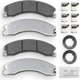 Purchase Top-Quality Front Premium Galvanized Pads by NRS BRAKE - NS1565 pa4