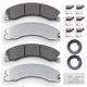 Purchase Top-Quality NRS BRAKE - NS1565A - Premium Galvanized Disc Brake Pad Set pa3