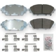 Purchase Top-Quality Front Premium Galvanized Pads by NRS BRAKE - NS1728 pa3