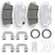 Purchase Top-Quality NRS BRAKE - NS1847 - Premium Galvanized Disc Brake Pad Set pa3