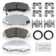 Purchase Top-Quality NRS BRAKE - NS503 - Premium Galvanized Disc Brake Pad Set pa4