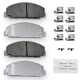 Purchase Top-Quality NRS BRAKE - NS827 - Front Premium Galvanized Pads pa1