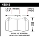 Purchase Top-Quality Front Premium Pads by HAWK PERFORMANCE - HB545G.564 pa2