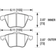 Purchase Top-Quality Front Premium Pads by HAWK PERFORMANCE - HB549G.702 pa2