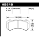 Purchase Top-Quality HAWK PERFORMANCE - HB649U.605 - Front Premium Pads pa1