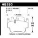 Purchase Top-Quality Front Premium Pads by HAWK PERFORMANCE - HB550U.634 pa2