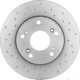 Purchase Top-Quality BREMBO - 09.5457.3X - Front Brake Rotor pa4