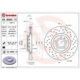 Purchase Top-Quality Front Premium Rotor by BREMBO - 09.8690.1X pa4