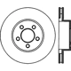 Purchase Top-Quality Disque avant de qualité supérieur by CENTRIC PARTS - 120.65081 pa1