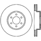 Purchase Top-Quality Disque avant de qualité supérieur by CENTRIC PARTS - 120.67059 pa2