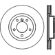 Purchase Top-Quality Disque avant de qualité supérieur by CENTRIC PARTS - 125.34039 pa1