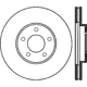 Purchase Top-Quality Disque avant de qualité supérieur by CENTRIC PARTS - 125.61049 pa2