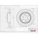 Purchase Top-Quality Front Premium Rotor by EUROROTOR - 55386 pa8