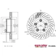 Purchase Top-Quality Front Premium Rotor by EUROROTOR - PO2029L pa7