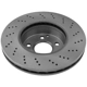 Purchase Top-Quality UQUALITY - 2034425 - Front Disc Brake Rotor pa2