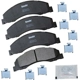 Purchase Top-Quality Plaquettes avant semi-métallique de qualité supérieur de BENDIX - CFM1328 pa1