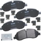 Purchase Top-Quality Front Premium Semi Metallic Pads by BENDIX - CFM1774 pa1