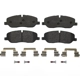 Purchase Top-Quality Front Premium Semi Metallic Pads by BREMBO - P44014 pa8