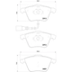 Purchase Top-Quality BREMBO - P85129 - Brake Pad pa1