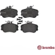 Purchase Top-Quality Front Premium Semi Metallic Pads by BREMBO - P06017 pa6