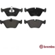 Purchase Top-Quality Front Premium Semi Metallic Pads by BREMBO - P06022 pa5