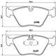 Purchase Top-Quality Front Premium Semi Metallic Pads by BREMBO - P06065 pa5