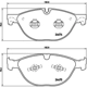 Purchase Top-Quality Plaquettes avant semi-métallique de qualité supérieur by BREMBO - P36025 pa6