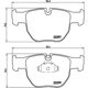 Purchase Top-Quality Plaquettes avant semi-métallique de qualité supérieur by BREMBO - P44012 pa7