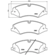 Purchase Top-Quality Front Premium Semi Metallic Pads by BREMBO - P44022 pa6