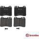 Purchase Top-Quality Front Premium Semi Metallic Pads by BREMBO - P50018 pa6