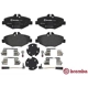 Purchase Top-Quality Plaquettes avant semi-métallique de qualité supérieur par BREMBO - P50049 pa7