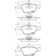 Purchase Top-Quality Plaquettes avant semi-métallique de qualité supérieur par BREMBO - P50075 pa5