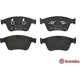 Purchase Top-Quality Plaquettes avant semi-métallique de qualité supérieur by BREMBO - P50105 pa6